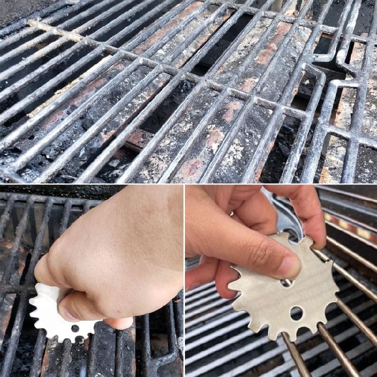 Rustproof Ergonomic Professional Stainless BBQ Cleaner Heavy Duty Grill Brush For Safe Efficient Food Residues Removal