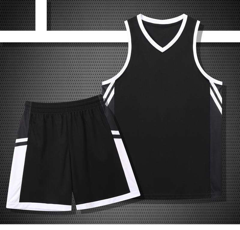 Unisex Basketball Uniform Set: Jerseys for Students, Team Vests, Youth Sports Training Kits with Custom Printing