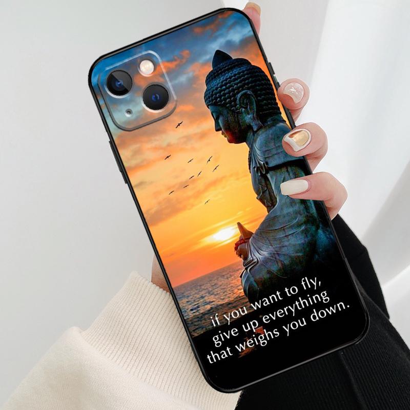 Gautama Buddha Phone Case For iPhone 17 Pro Max 14 13 12 11 15 16 Pro Max mini 15 16 Plus 16e 17 Air Cover