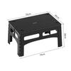 Extended Black Portable Folding Table