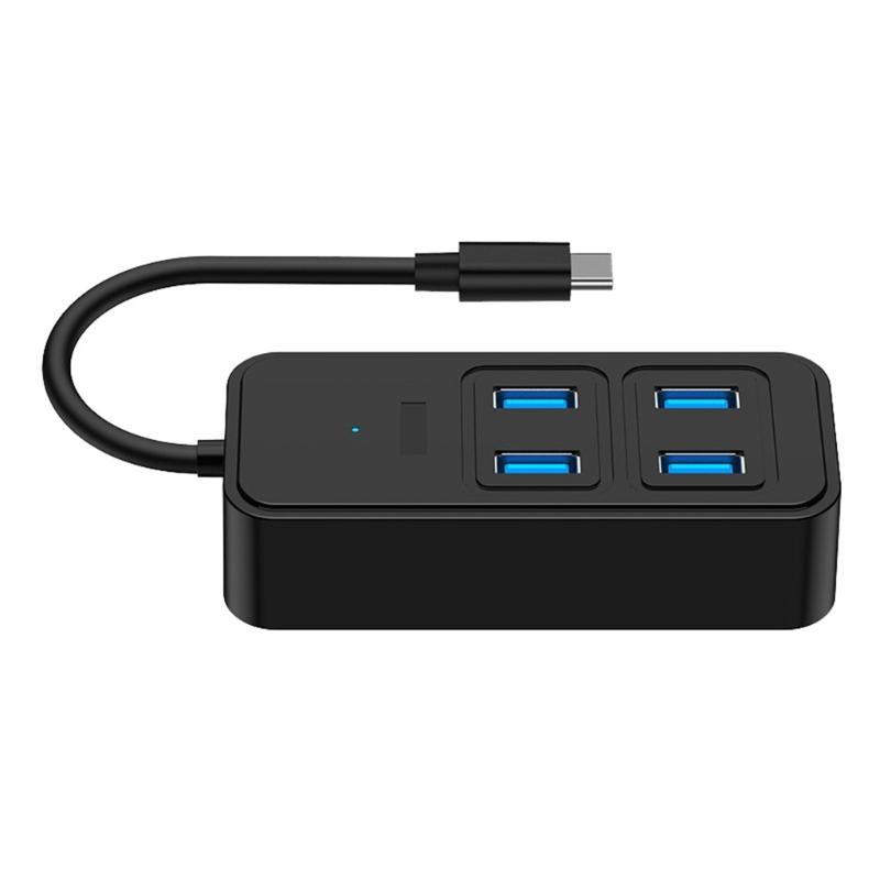

Plastic USB3.0 Adapter Splitter With 5 Port Plugs Play Function Universal Compatibility Devices 1