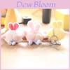 Cute Bunny Plush Keychain With Pp Cotton Filling For Bags And Keys