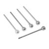 Set of 5 Diamond Burs with Spherical Heads, Grinding Tools, for Polishing and Finishing, 2.35x6mm Shafts