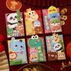 6pcs Blessing New Year Money Envelopes Chinese Style Red Packet Lucky Red Pockets  Spring Festival