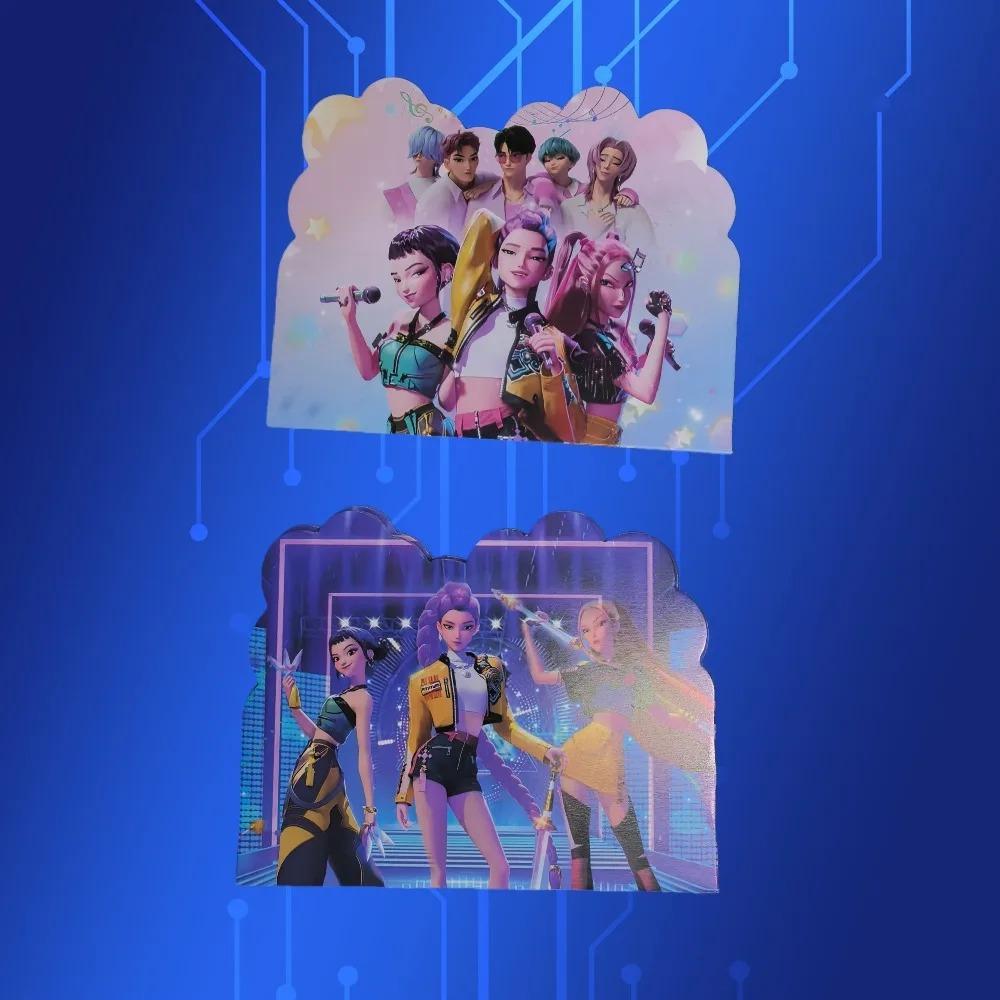 Anime Film Kpop Dämonenjäger Geburtstagsparty Einladungskarte Mini Grußkarte Einseitig Babyparty Geburtstagsparty