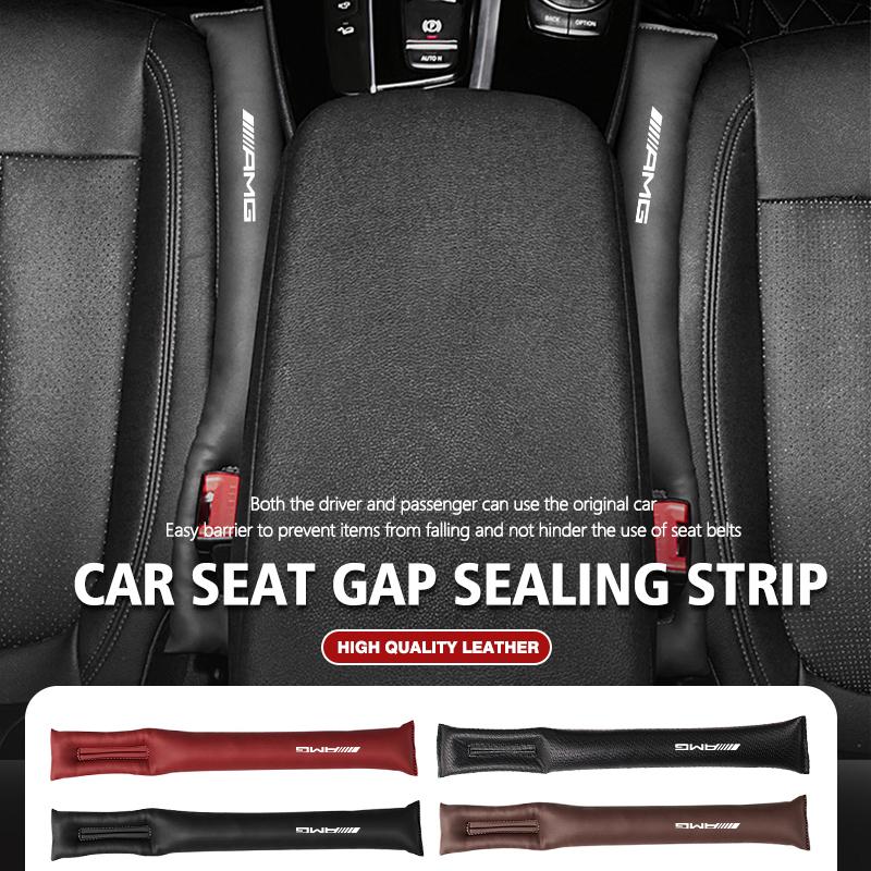 Leather Car Seat Gap Filler Auto Dustproof Protecter Strip For Mercedes Benz AMG A B C E S G Class W201 W210 W108 W205 W203 W204 PK2