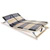 VidaXL Slat Bed Base with 42 Slats 7 Zones 140 X 200 Cm