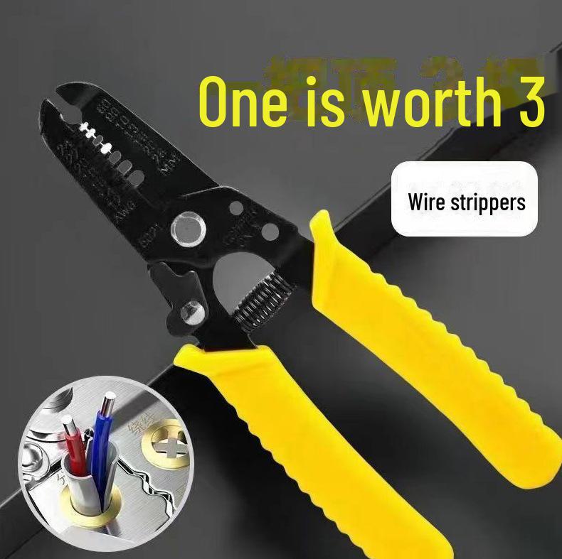 Многофункциональные клещи для зачистки и обжима проводов электрика