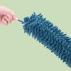 Retractable Duster Washable Reusable Multifunctional Portable Dust Brush for Bed Desktop Home Dark Blue