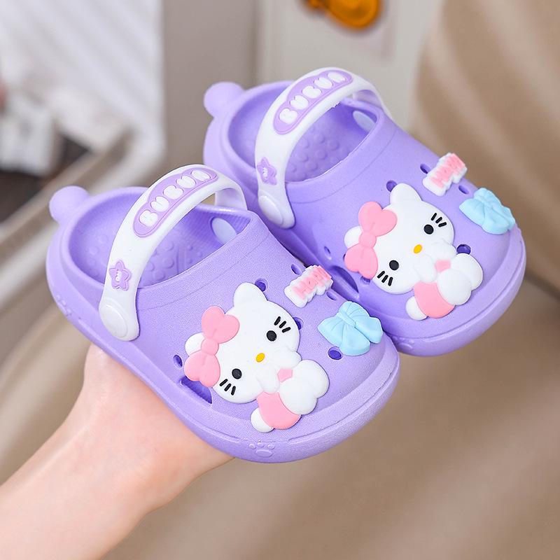 2026 Non-slip Toddler Bath Slippers for Girls - Summer Clog Shoes for Kids