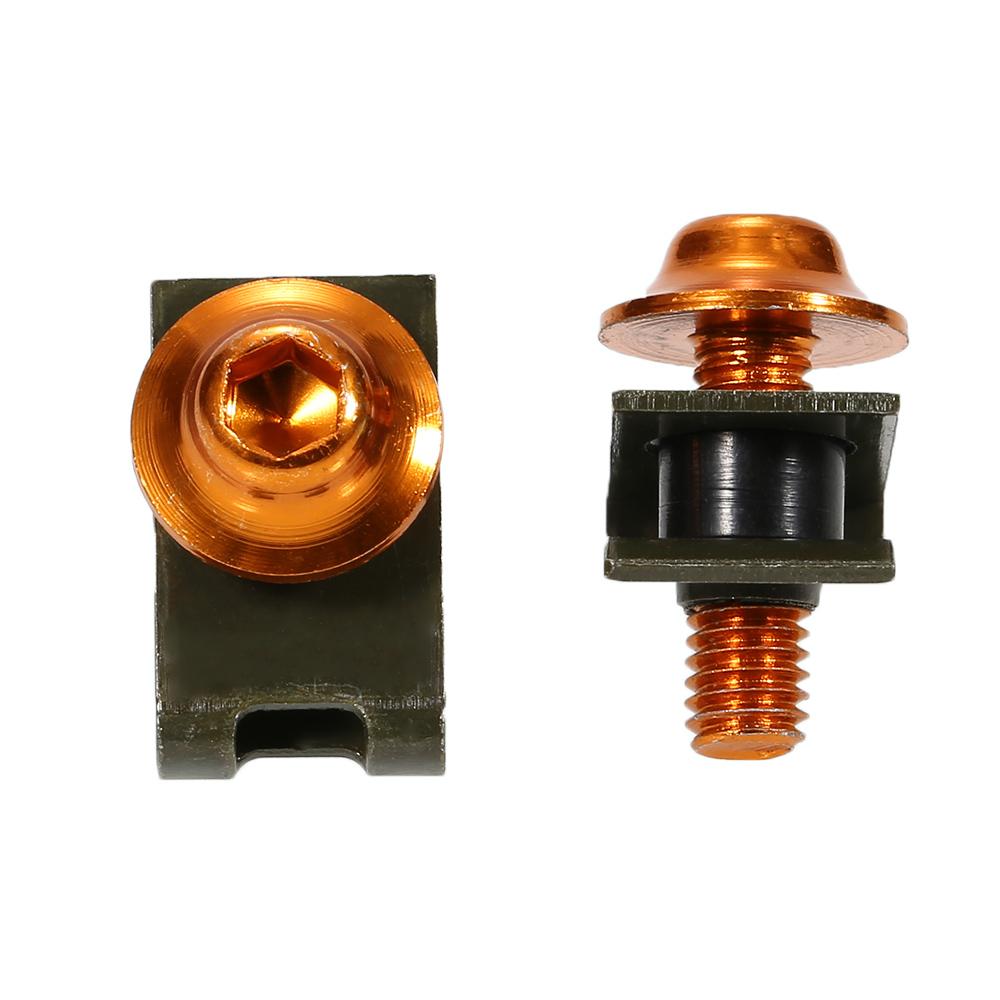 

10pcs/lot M5 5mm Car Motorcycle Fairing Bolts Fastener Clips auto Shell Screw Aluminium Bolts Fastener Clips Screw Spring Nuts 10pcs 5 X 5mm