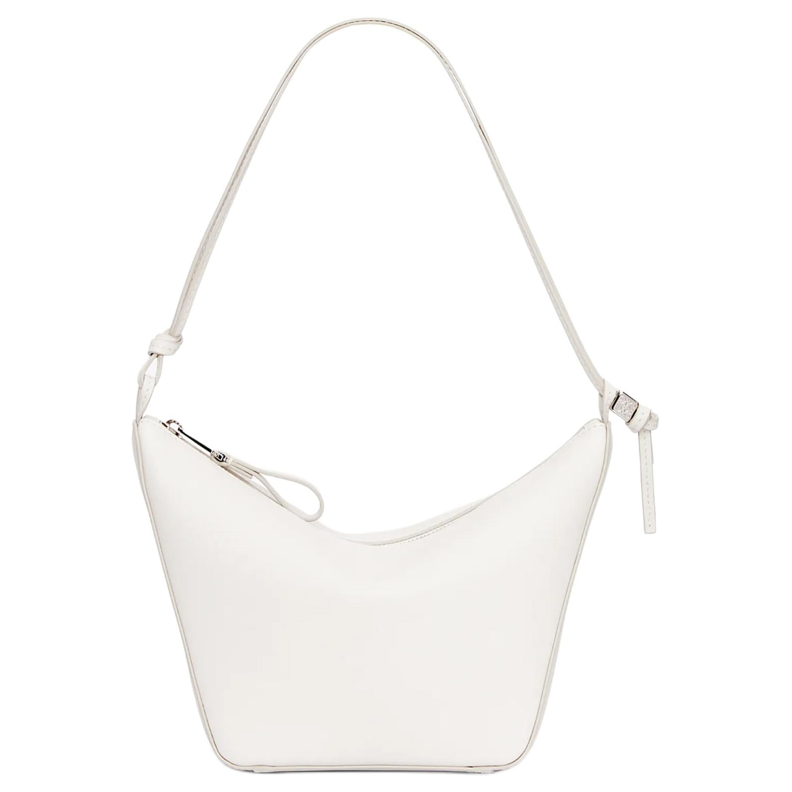 

Loewe Hammock Hobo Mini Soft White Women Shoulder_bags A538G13X01-9567 Basic Set (Bag+Dust Bag)