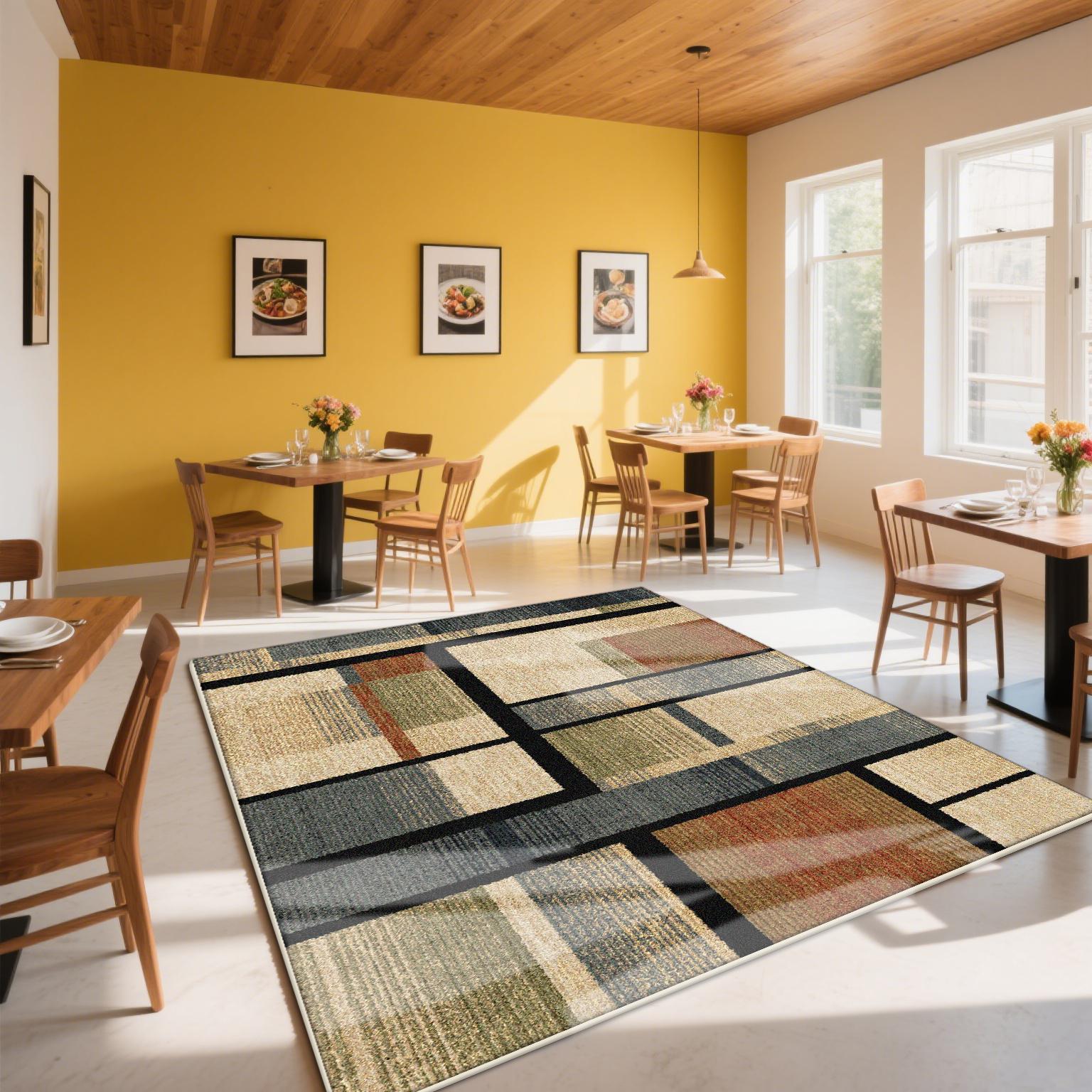 

Nordic Geometric CARPET FOR LIVE ROOM Non-slip Decoration Home Modern Area Rug Washable Bedroom Entrance Door Mat Cloakroom 60x90cm door mat