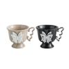 High Appearance Level Butterfly Mugs Female Couple Ceramic Cups  Tall Water Cups Home Breakfast Cups  High End Coffee Cups