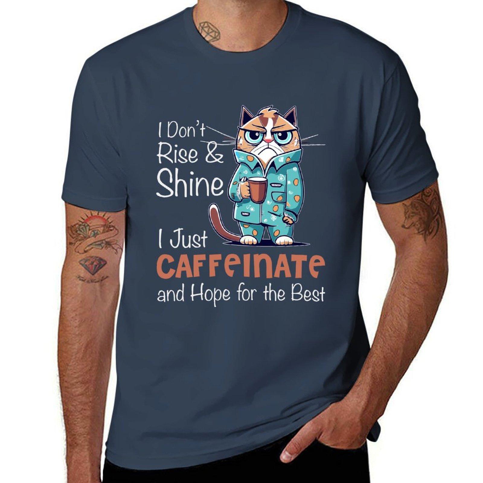 I Dont Rise Shine Tshirt Stretch Fabric Comfort Tshirt S
