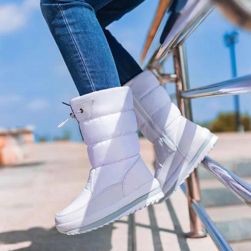 Winter Boots for Women Thick Plush Warm Cotton Boot Women's Snow Boots Mid-calf Winter Boots for Women Platform Boot Botas Mujer