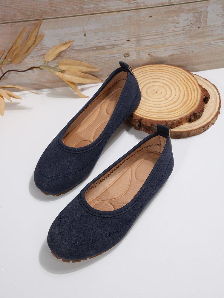Quasten Doudou Schuhe Damen neue einpedalige lässige Lederschuhe Quasten weichbesohlte Schuhe Damen