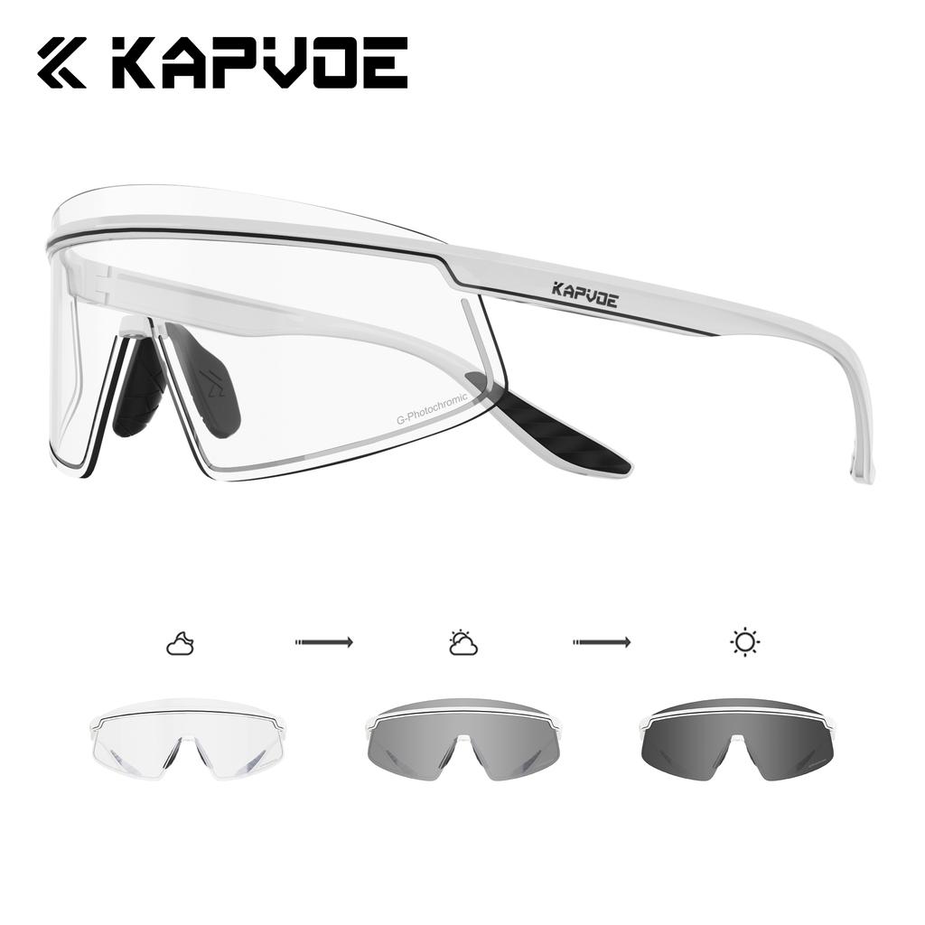 Kapvoe Sports Sunglasses Road Bike Mountain Bicycle Cycl Glasses Riding Goggle Sports Eyewear for Man Women Cycling Glasses