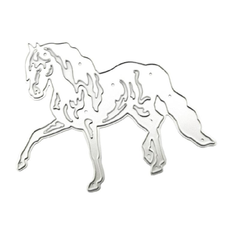

Delicate Horse Metal Cutting Dies for DIY Cards Making Journaling Decorations 1