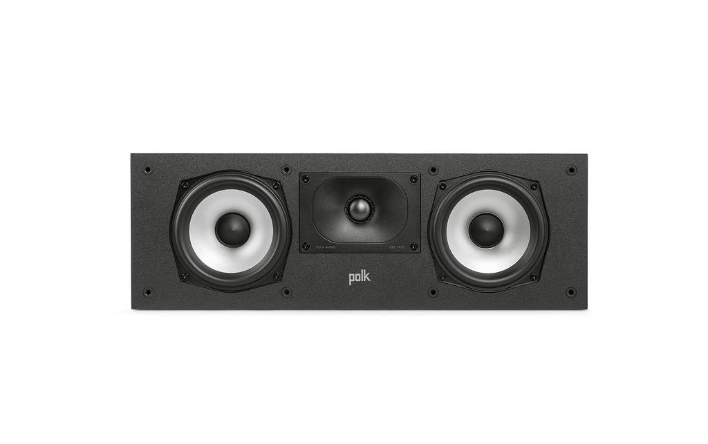 POLK AUDIO Monitor XT-Serie Center-Lautsprecher Mattschwarz MXT30
