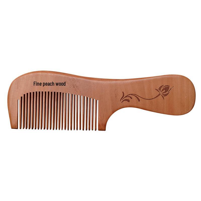 Tingle Natural Peach Wood Comb