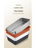 Stainless Steel XL Anti-splash Open Cat Litter Box & Pet Bath Tub