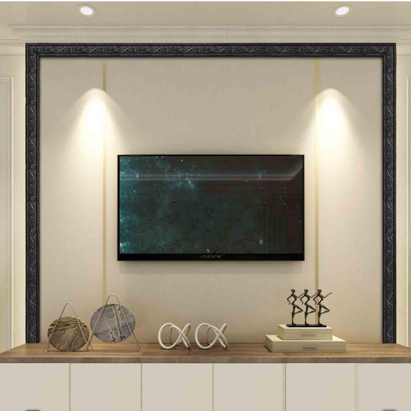 230X4X0.7 Cm Self Adhesive Wall Border Strip Waterproof Wall Trim Line Wallpaper Skirting Border Anti-collision And Oil-proof