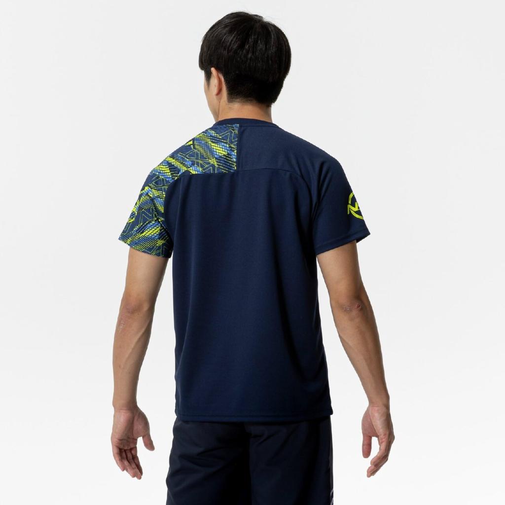 Tréninkové oblečení Absorbující pot Rychleschnoucí Antibakteriální a Deodorizační 32JAC210 Šaty Námořnická modř [Mizuno] Tričko