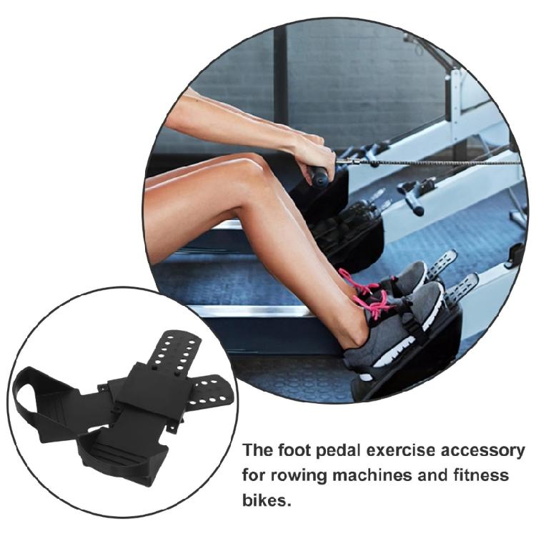 Rowing Machine Foot Pedal Plastic Fitness Equipment Foot Pedal Exercise Bike Flat Pedals Fitness Accessories Enduring