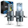 Marsauto H4 LED Vehicle Inspection Super Halogen Easy IP68 Ultra Strong Cooling Instant Long Headlight, Hi/Lo, Compliant, 28,000LM, 6,000K White,