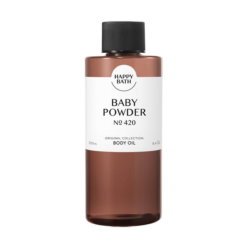 HAPPY BATH Body Oil Baby Powder 250ml