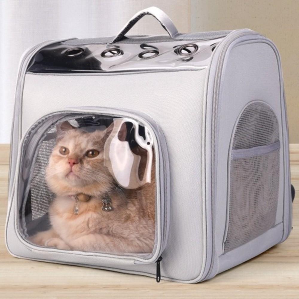 Breathable Pet Travel Bag Sturdy Pet Outing Backpack Small Pet Cage Cat Outdoor Backpack  Outdoor