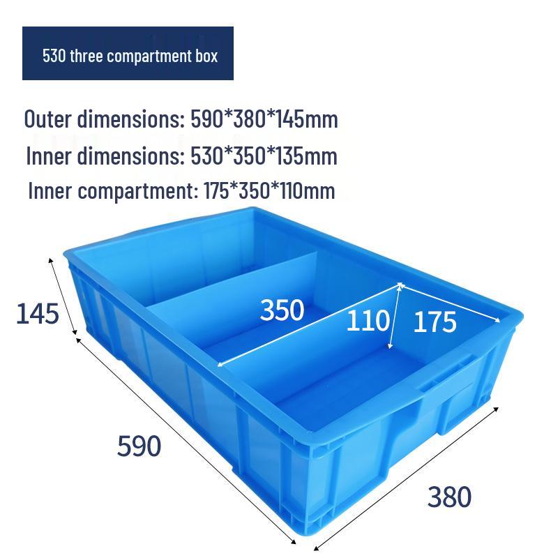 Plastic Multi-Compartment Tool Storage Box