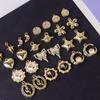 Fairy Gold Bow & Star Rose Flower Pendant for DIY Beading