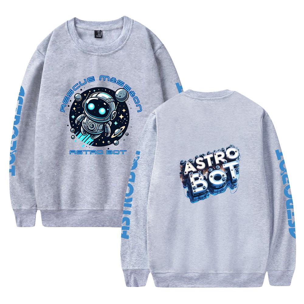 Astro Bot Hoodie Women Men O-neck Long Sleeve Crewneck Sweatshirt Casual Tracksuit Funny Clothes