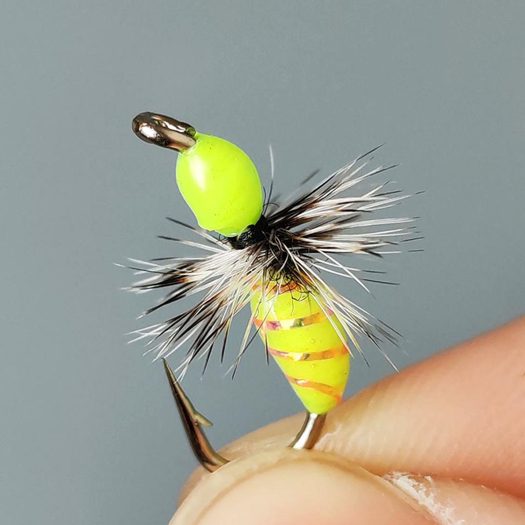 2Boxes Bundle(Total 18Pcs Flies)- Fly Fishing Flies Artificial Wet Flies Bait for Flishing Trout/Bass Artificial Nymphs Bait