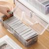 Large Capacity Plastic Storage Box With Handle Portable Clear Jewelry Case Art Toolbox Multipurpose Transparent Carrying Cases