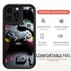 New Groove Gaming Console Pattern Black Phone Case for iPhone 14/15/16/17 Pro Max