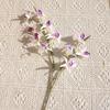 Real Touch Artificial Dendrobium Branch 2 Fork Fake Flowers Simulation Orchids  Wedding Party Decor