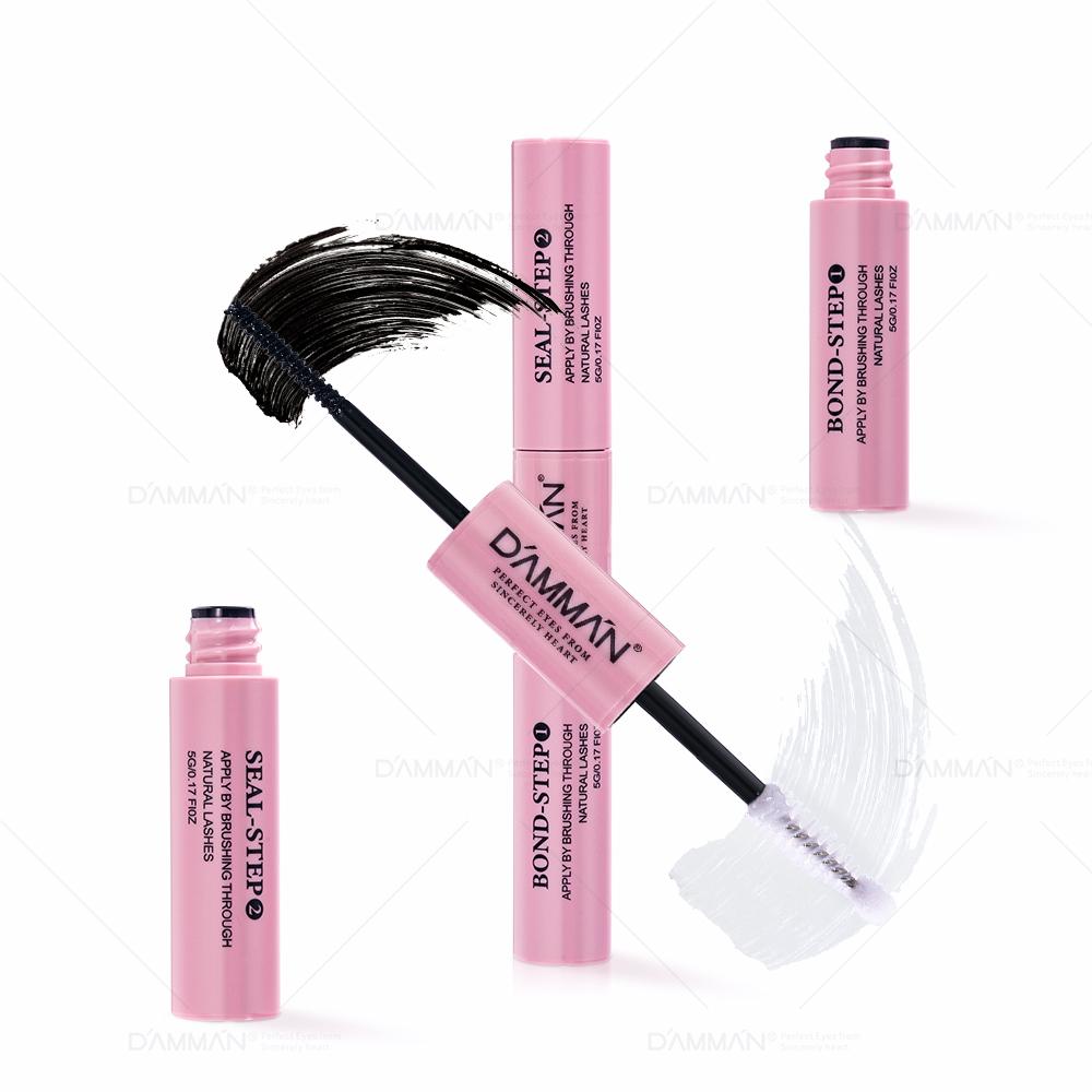 DAMMAN 2 in 1 Lash Bond and Seal Glue Double Ended Eyelash Adhesive for Cluster Lashes