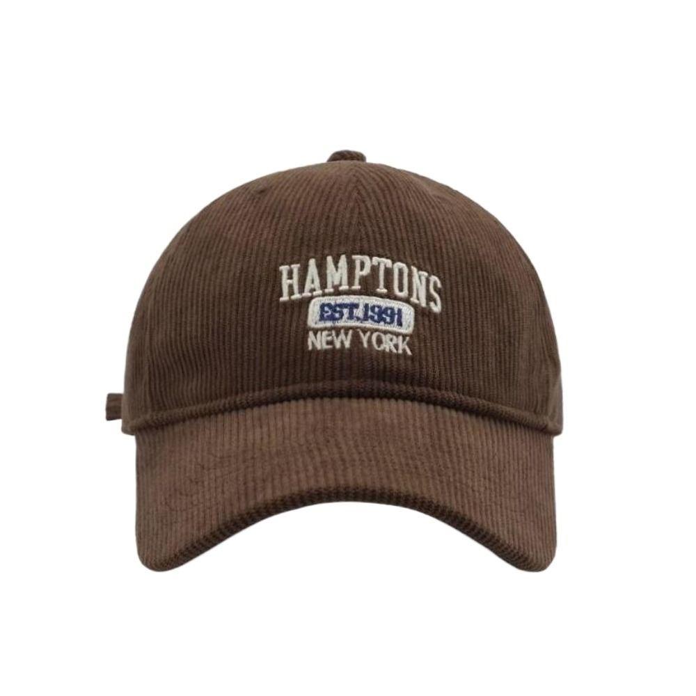 Sun Protection Baseball Cap Versatile Sports Hat Casual Corduroy Cap  Spring/Summer