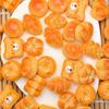 100PCS Mini Food Resin Accessories Bread Cookie Flatback Cabochon for Hair Clips Shoe Hair Accessories Jewelry Crafts