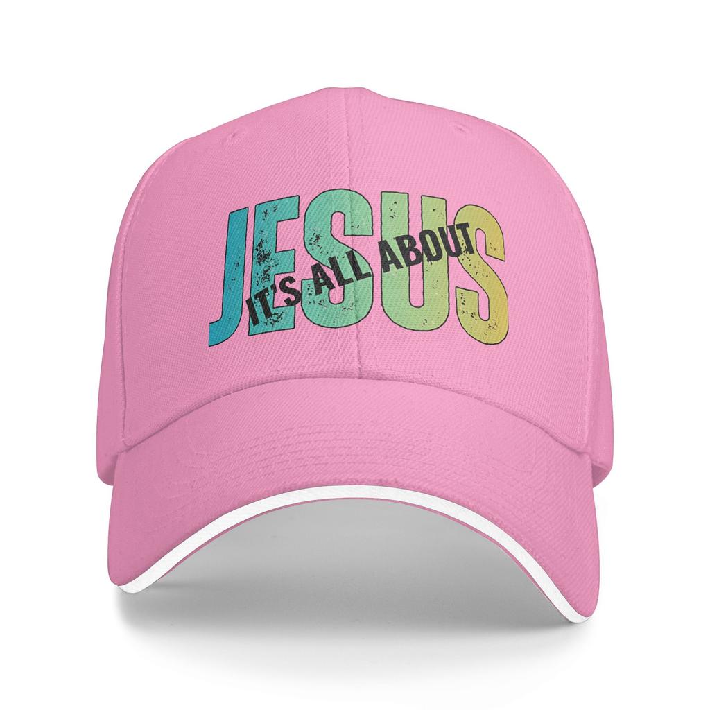 Jesus Saves  Sun Baseball Cap Summer Unisex-Teens  Print Hip Hop Hats Wholesale Street Style Hiking Fishing Snapback Cap