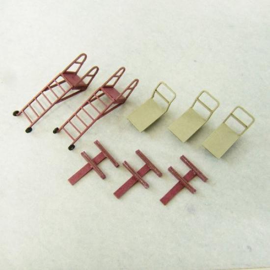 Sankei Aviation Scene Series Alert Hangar Paper Craft 1/144 MK08-04