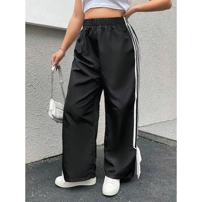 Damen Freizeithose Sommer Neu Vielseitig Gerade Bein Locker Weitbein Hose