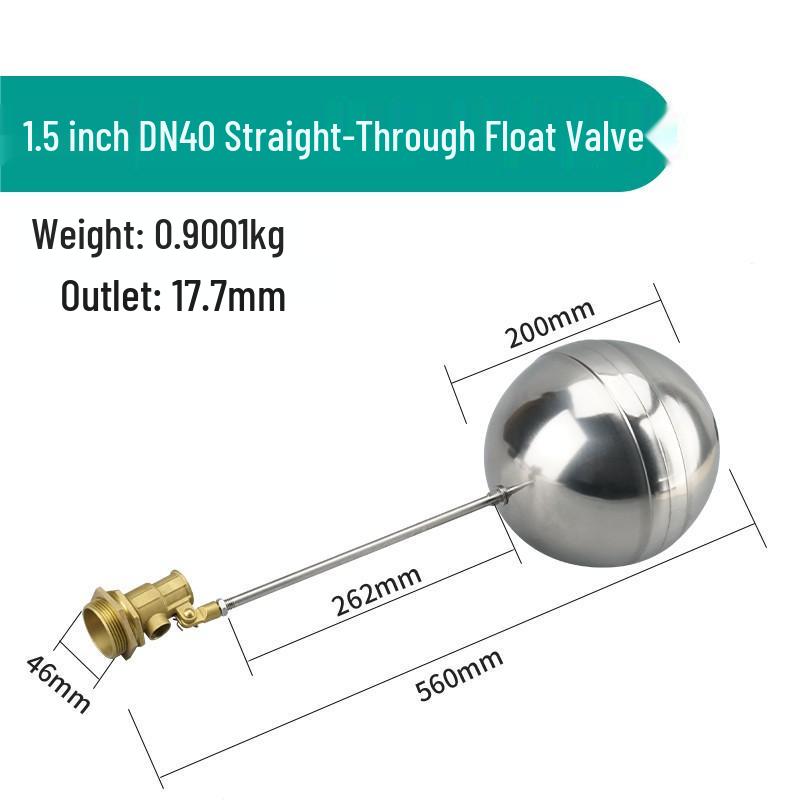 ELEKO Stainless Steel Automatic Water Level Float Valve Controller