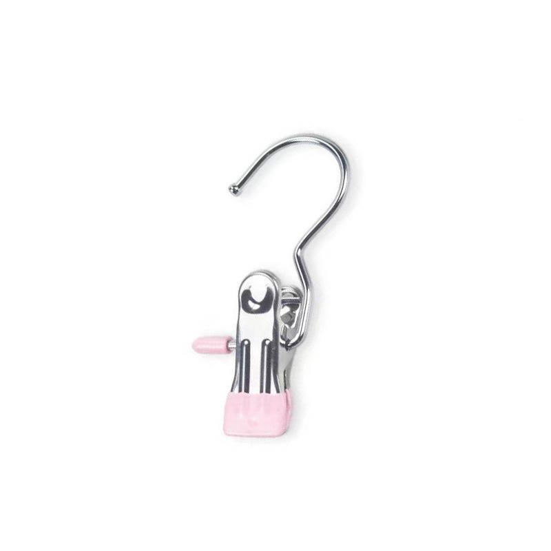 Stainless Steel Clothes Hangers With Clips Hanging Underwear Socks And Stockings 10pcs