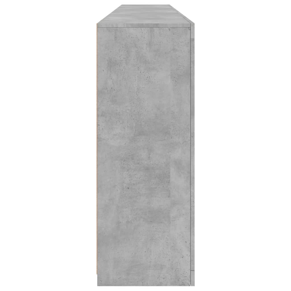 Vidaxl Szafka Z Oświetleniem Led, Szarość Betonu, 162X37X100 Cm
