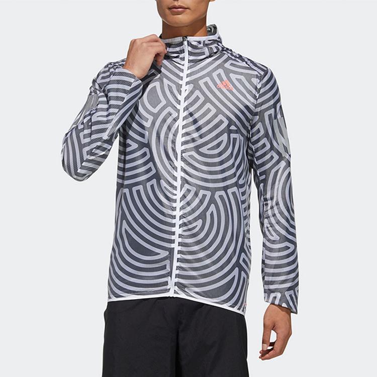 Adidas X Hiroko Takahashi Vzor Loga Mikina s Kapucí Pánská Svrchní Oblečení Šedá GD5028