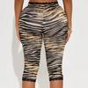 J25PT025 Summer Women's Sexy Lace Trim Three-Quarter Straight-Leg Pants - Casual & Versatile